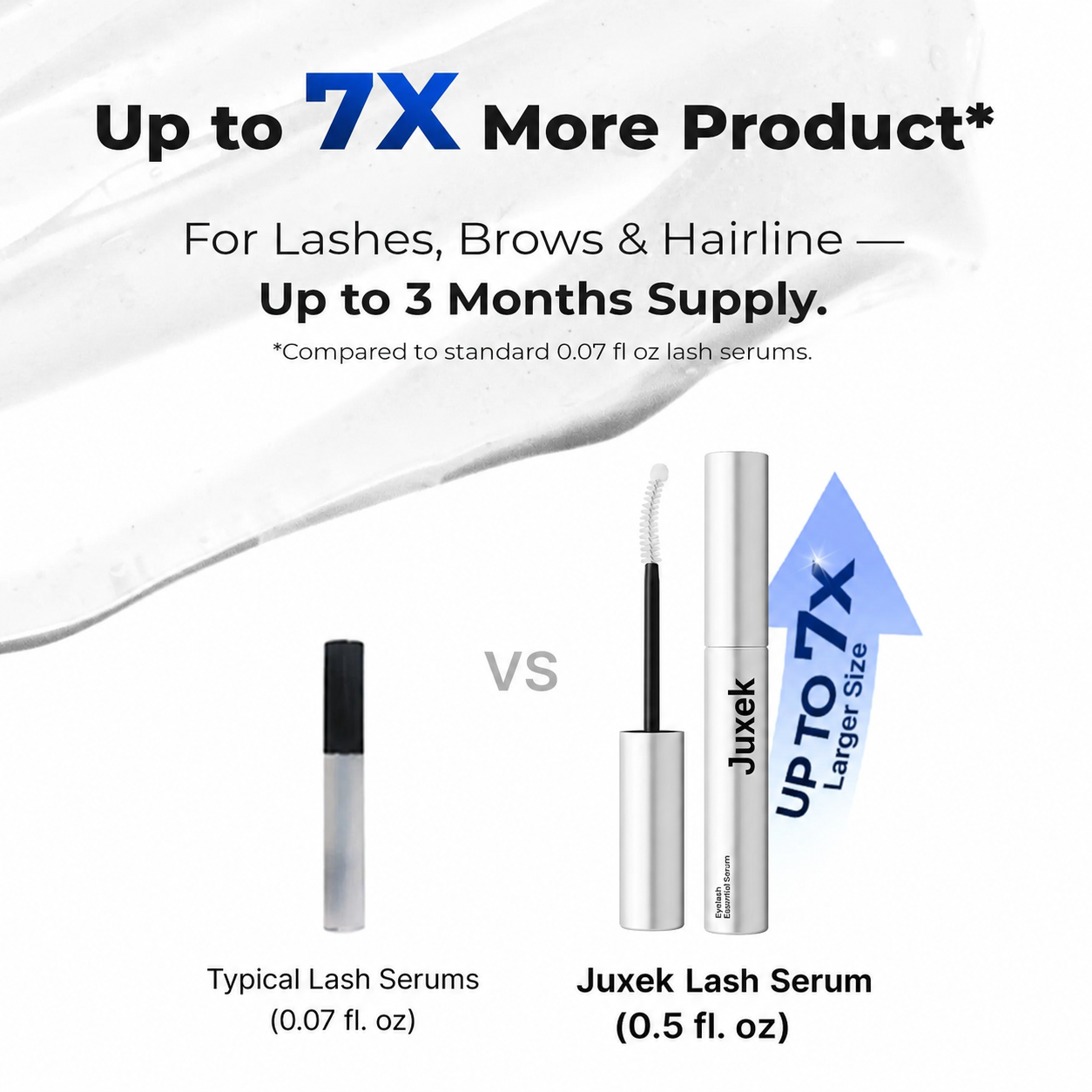 Juxek® Eyelash Serum for Fuller-Looking Lashes