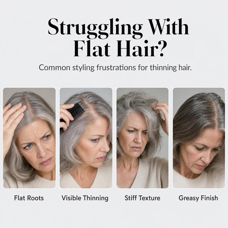 Peach-Scented Volumizing Hair Spray – Instant Root Lift & All-Day Hold